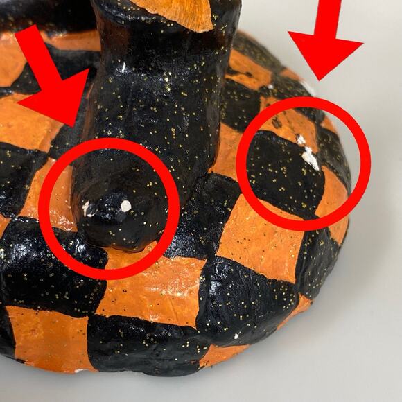 Green Witch Statue Figurine Jack O Lantern Pumpkin Halloween Decor - READ - Picture 9 of 13